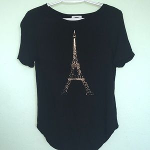 Black short sleeved